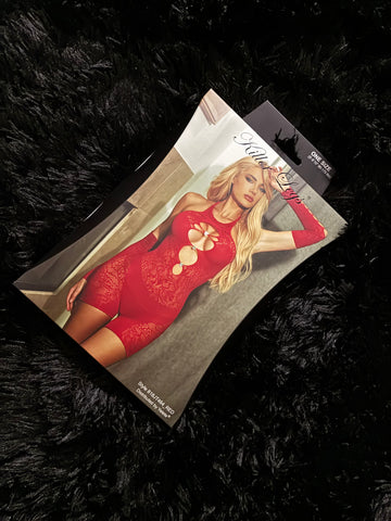 Killer Legs Red Lace Romper